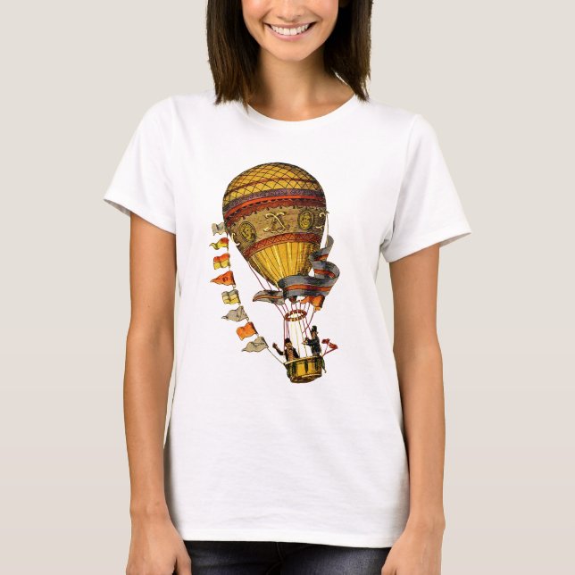 Camiseta Pilote Hot Air Balloon (Frente)
