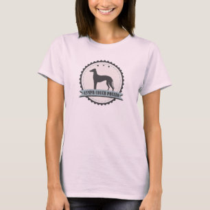 Camiseta Piloto aposentado galgo cão preguiçoso de 45 mph