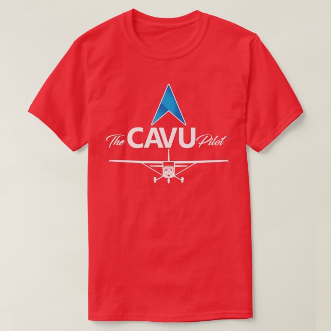 Camiseta Piloto CAVU (Frente do Design)