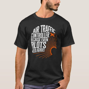 Camiseta Piloto Controlador de Tráfego Aéreo Mesmo Os Pilot