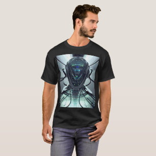 Camiseta Piloto Cyber Droid Fighter do SciFi