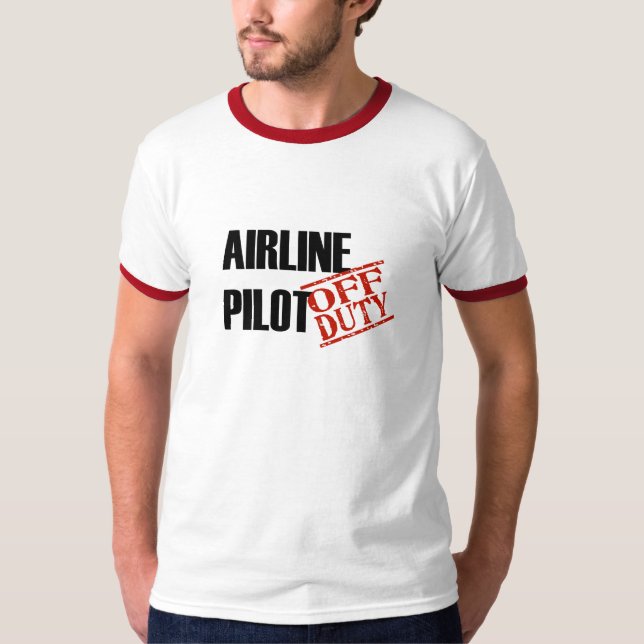 Camiseta Piloto da linha aérea (Frente)