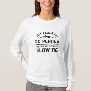 Camiseta Piloto de aeronave de avião RC Tudo o que me inter