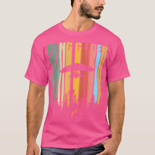 Camiseta Piloto de Asa Delta Engraçado Pôr do Sol Asa Delta