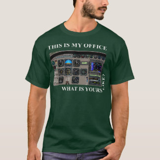 Camiseta Piloto De Aviação Cessna 172 Cockpit
