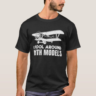 Camiseta Piloto de avião Prop Avião Modelo RC