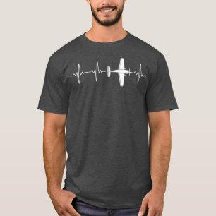 Camiseta Piloto de avião RC com pulsação por rádio cont