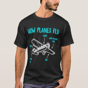 Camiseta Piloto de avião RC para aviões de voo