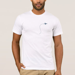 Camiseta Piloto de avião T-Shirt Gift White