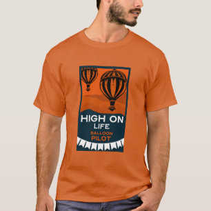 Camiseta Piloto de Balão de Ar Quente