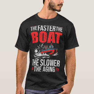 Camiseta Piloto de barco de corrida de arrasto Piloto de ba