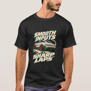 Camiseta Piloto de Circuito Entradas Suaves Voltas Rápidas