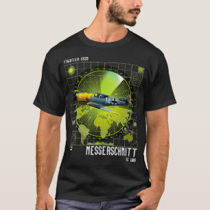 Camiseta Piloto de Combatente da Segunda Guerra Mundial Me1