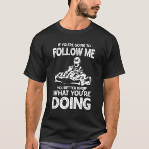 Camiseta Piloto de corrida de Kart Open Wheel Racer Dirigin