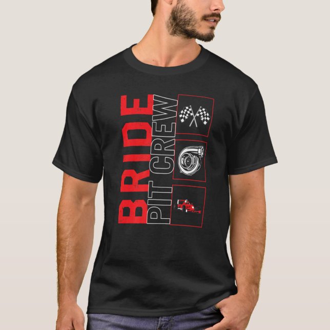 Camiseta Piloto De Corrida Para Carros De Tripulação (Frente)