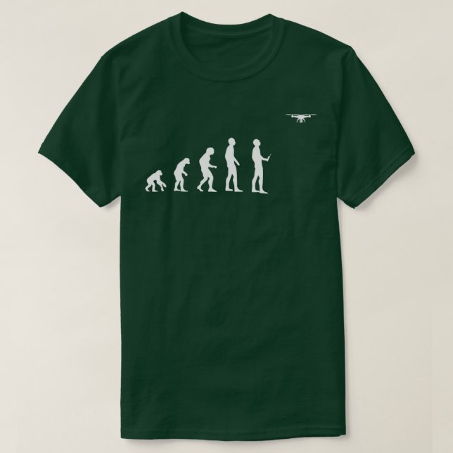 Camiseta Piloto de doação de drone evolutivo para drones vo (Frente do Design)