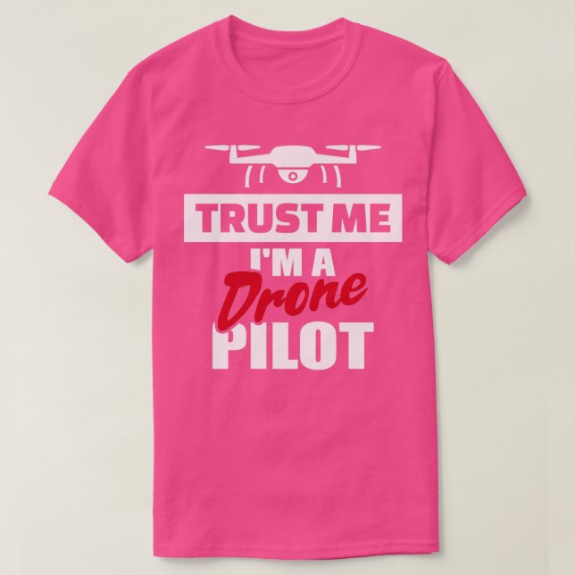 Camiseta Piloto de drone 3 (Frente do Design)