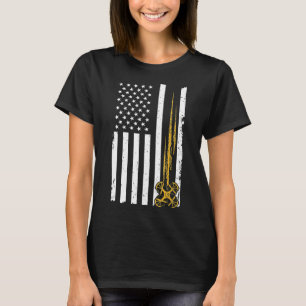 Camiseta Piloto de Drone Americano Patriótico Videógrafo Uf