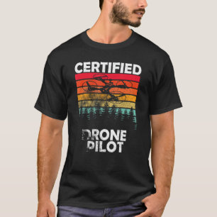 Camiseta Piloto De Drone Certificado Para Drones De Drone F
