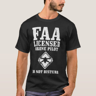 Camiseta Piloto de drone comercial certificado ópera RC
