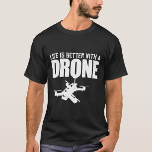 Camiseta Piloto De Drone Fpv Quadcopter Multirotor Rc Quad