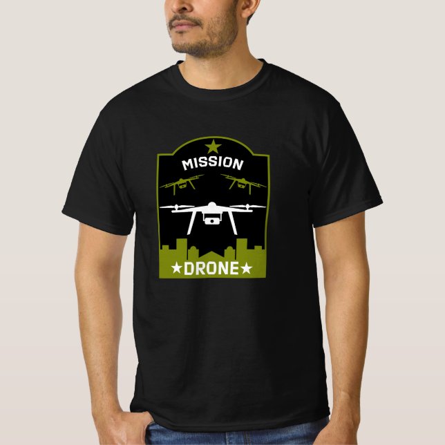 Camiseta Piloto de Drone Hobby (Frente)