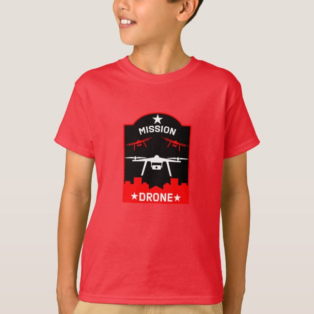 Camiseta Piloto de Drone Hobby (Frente)
