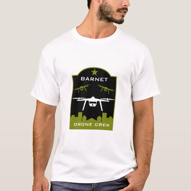 Camiseta Piloto de Drone Hobby (Frente)