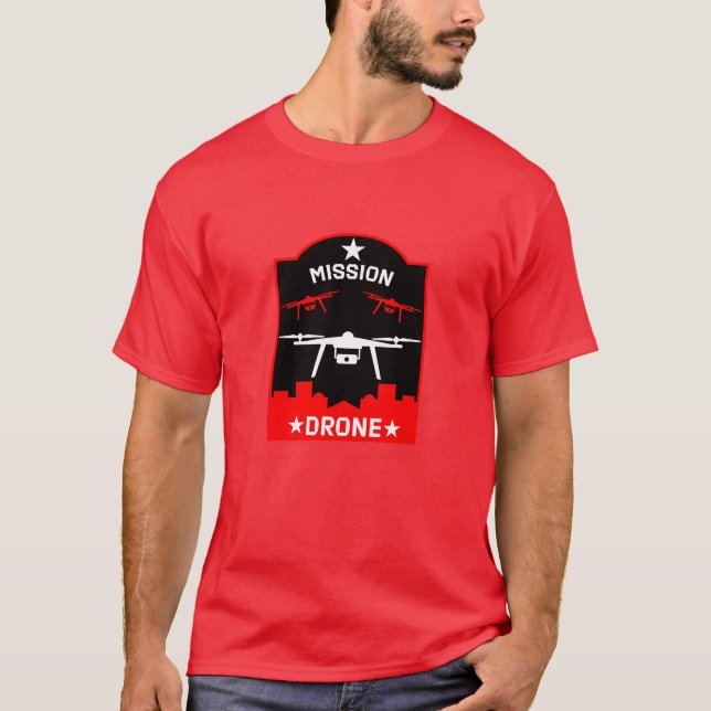 Camiseta Piloto de Drone Hobby (Frente)