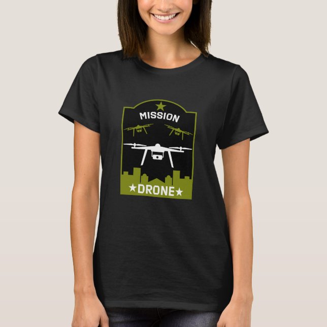 Camiseta Piloto de Drone Hobby (Frente)