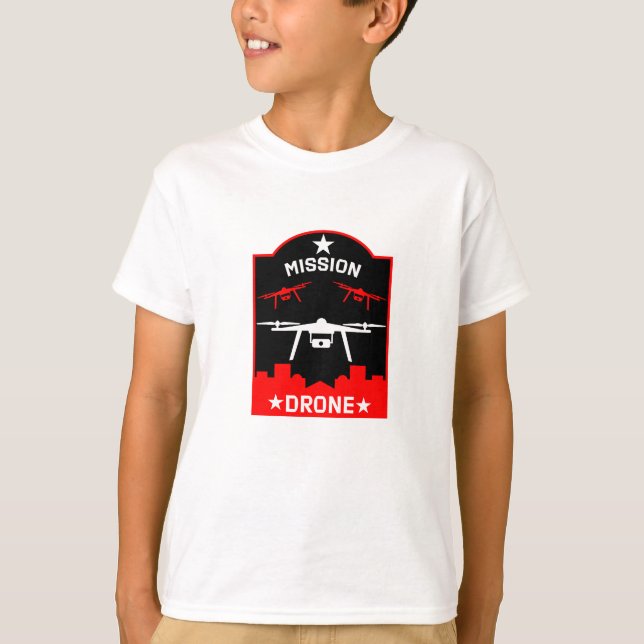 Camiseta Piloto de Drone Hobby (Frente)