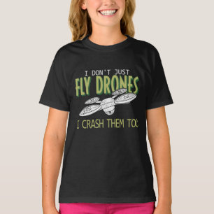 Camiseta Piloto De Drone Multirotor Quadcopter Os Passa Mui