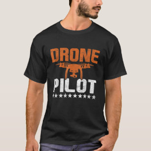 Camiseta Piloto de Drone Operador de Voo RC Quadricóptero V
