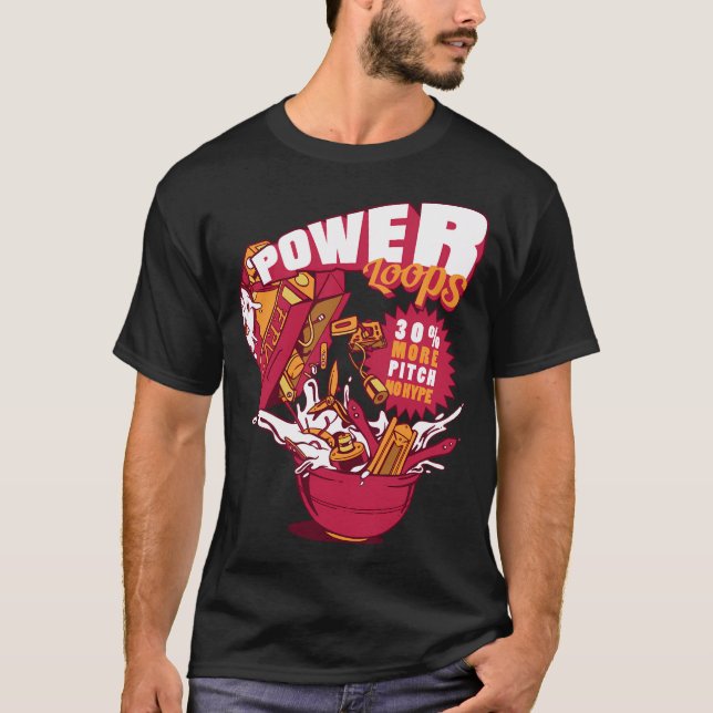 Camiseta Piloto de Drone Power Loops (Frente)