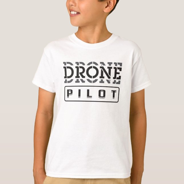 Camiseta Piloto de drone Quadcopter para drones FPV Drones  (Frente)