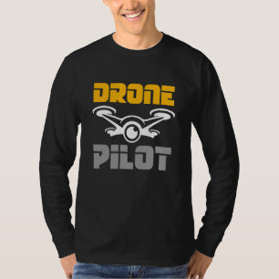 Camiseta Piloto De Drone Quadcopter Para Voo De Raça Fvp