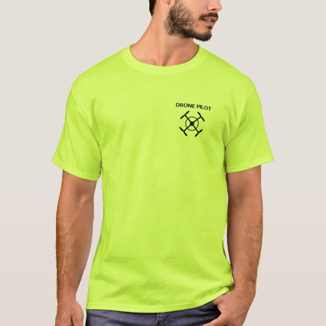 Camiseta Piloto de drone T-Shirt (Frente)
