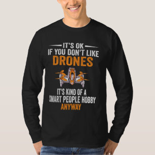 Camiseta Piloto de Drones de Hobby do Smart Pessoas