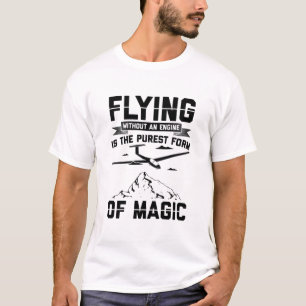 Camiseta Piloto de Glação   Glider Hobby Sailplane Gift I