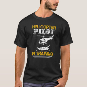 Camiseta Piloto De Helicóptero Em Treinamento