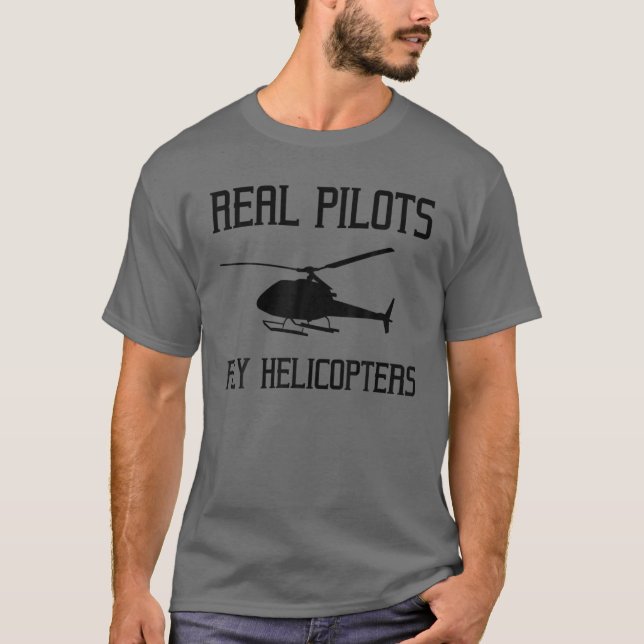 Camiseta Piloto De Helicóptero Engraçado Presente Para Mulh (Frente)