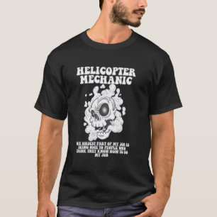 Camiseta Piloto de Helicóptero Incrível Admiradores de Chop