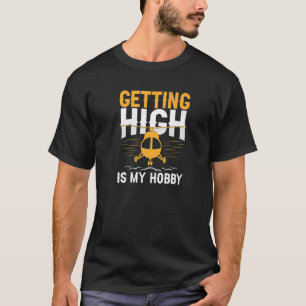 Camiseta Piloto de helicóptero voador de hobby