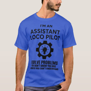 CAMISETA PILOTO DE LOCO ASSISTENTE NICE DESIGN 2017