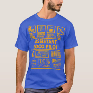 CAMISETA PILOTO DE LOCO ASSISTENTE NICE DESIGN 2017 1