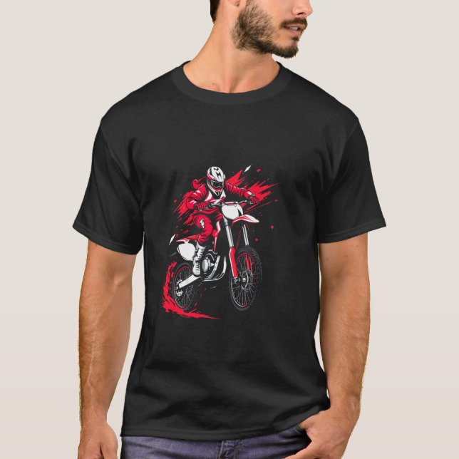Camiseta Piloto de Motocross (Frente)