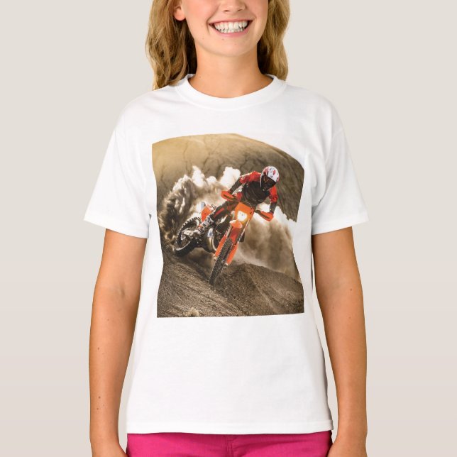 Camiseta Piloto de Motocross (Frente)