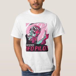 Camiseta Piloto de OVNI Certificado