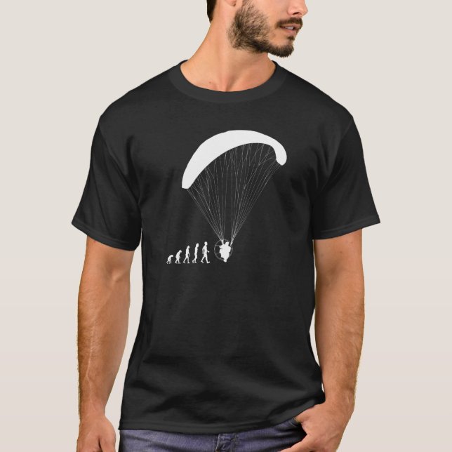 Camiseta Piloto de Paramotor de Evolução (Frente)