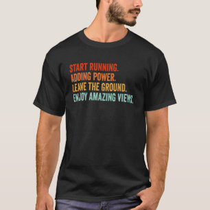 Camiseta Piloto de Paramotor desfruta de incríveis visualiz